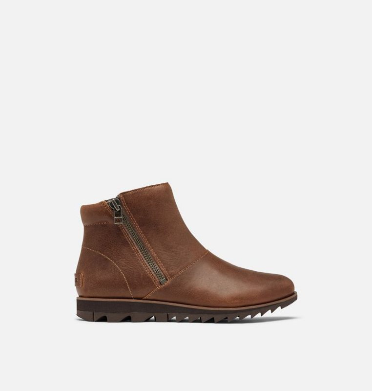 Sorel Dam Stövlar Brun - Harlow™ Zip Låga - MTY-385072